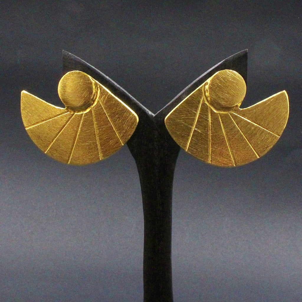 Pendiente SCALA bañados en oro