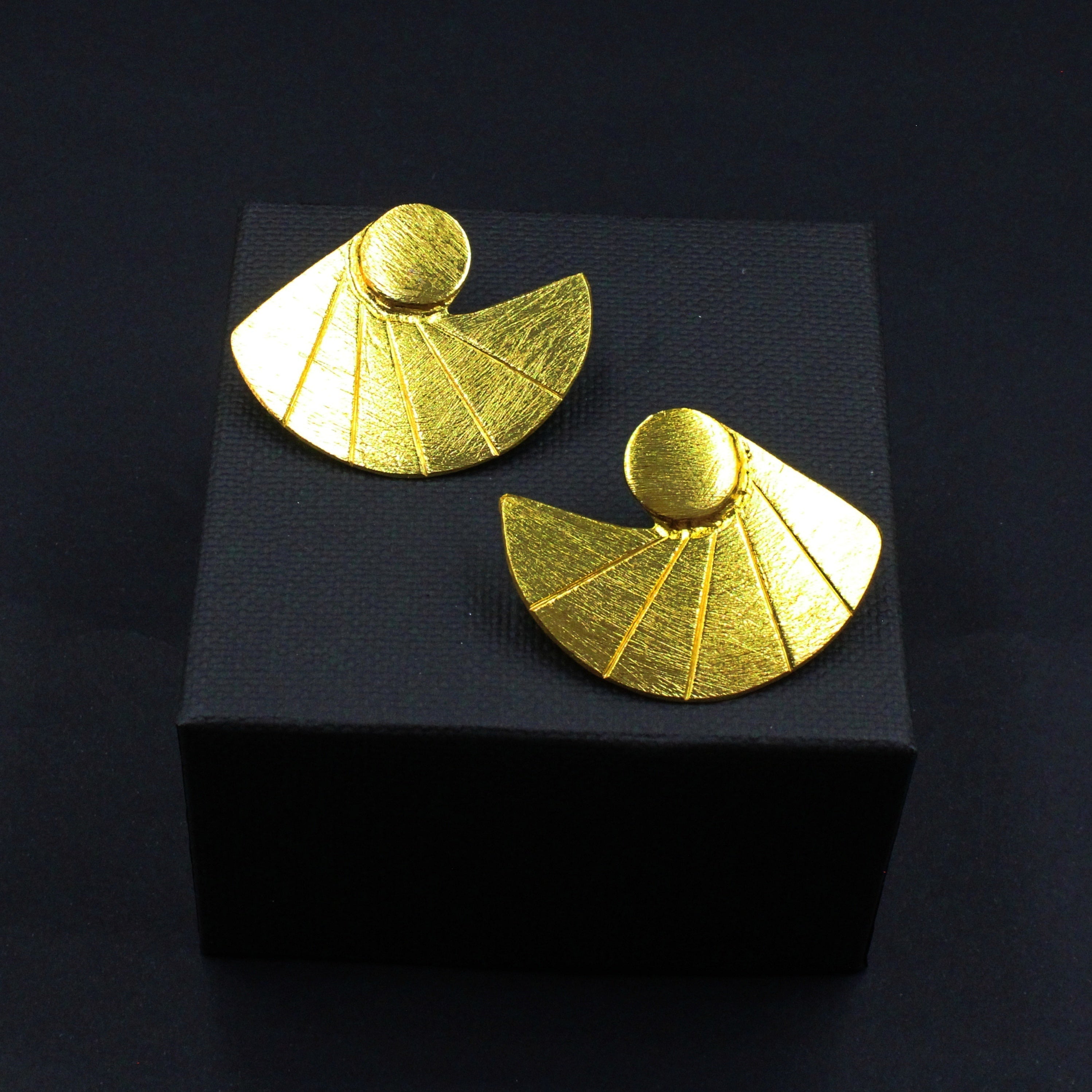 Pendiente SCALA bañados en oro