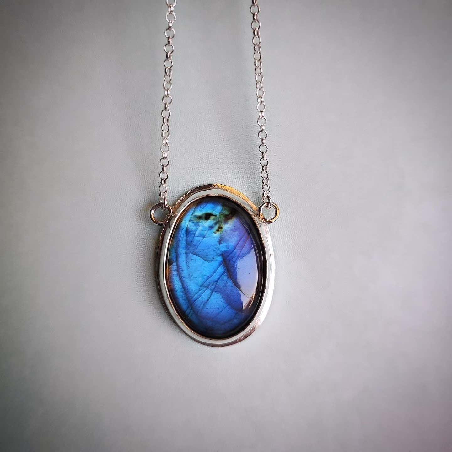 Colgante Labradorita Oval