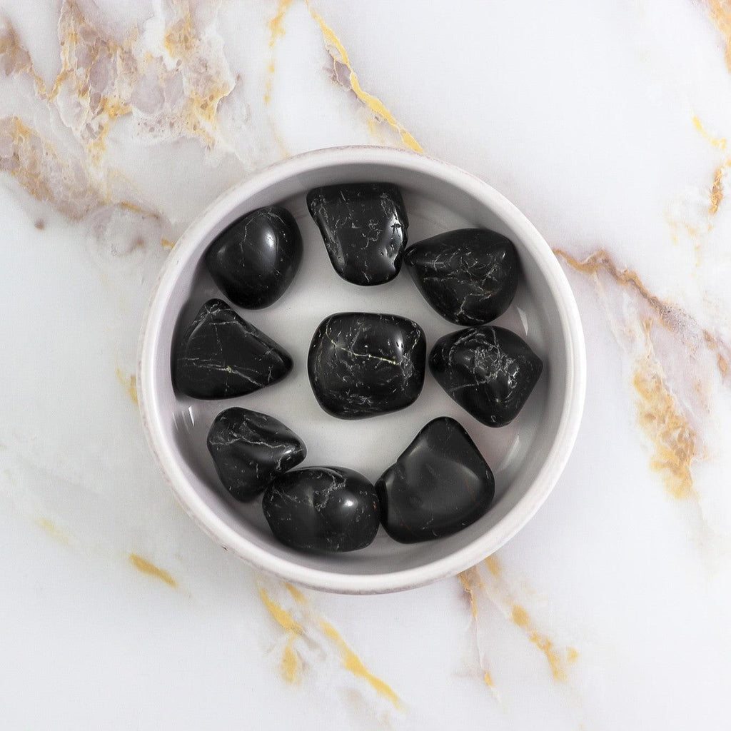Black Tourmaline Rolled Stone